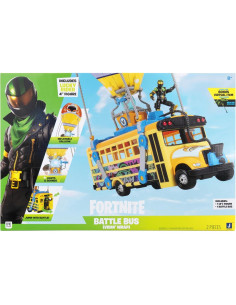 Vehículo Fortnite Battle Bus Deluxe Jazwares 35 cm con figura 2