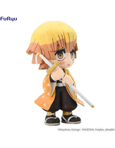 Estatua PVC Agatsuma Zenitsu 13 cm Furyu Demon Slayer