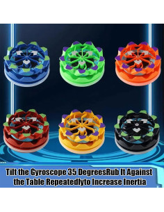 Giroscopio de Punta de Dedo Pegxtwu con Efecto Fuegos Artificiales 2