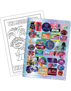 Libro para Colorear DreamWorks Trolls World Tour 192 Páginas 2