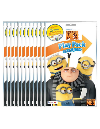 Paquete de Juego Agarra y Ve Mi Villano Favorito 3 - 12 Unidades