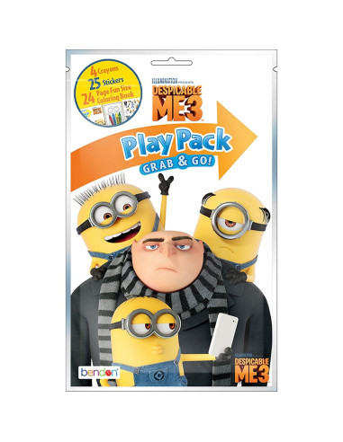 Paquete de Juego Agarra y Ve Mi Villano Favorito 3 - 12 Unidades