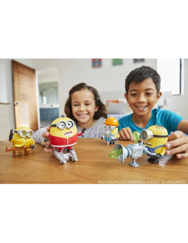 Figura de Acción Minions Stuart Hablante con Caño de Pedos