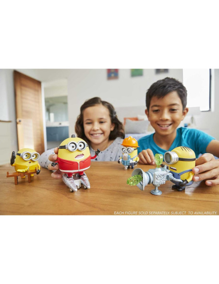 Figura de Acción Minions Stuart Hablante con Caño de Pedos