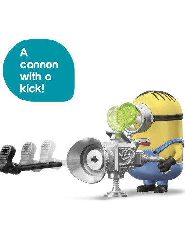 Figura de Acción Minions Stuart Hablante con Caño de Pedos