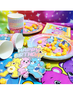 Kit de Decoración de Cumpleaños Care Bears 58 Piezas H.E.R. 2