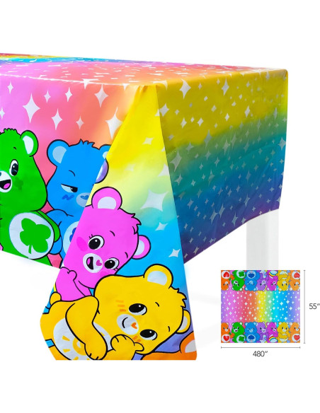 Kit de Decoración de Cumpleaños Care Bears 58 Piezas H.E.R.