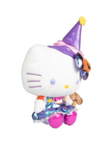 Peluche Hello Kitty Bruja 20 cm - Jazwares Halloween Oficial