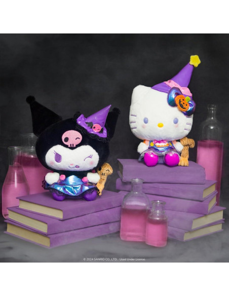 Peluche Hello Kitty Bruja 20 cm - Jazwares Halloween Oficial