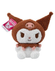 Peluche Kuromi 20 cm - Licencia Oficial Sanrio - Suave y Tierno