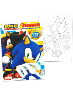 Libro para Colorear Sonic the Hedgehog - 2 Libros y Stickers 2