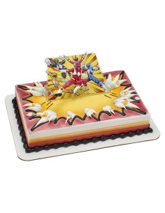 Adorno de Pastel Power Rangers DecoPac 10.8x7cm