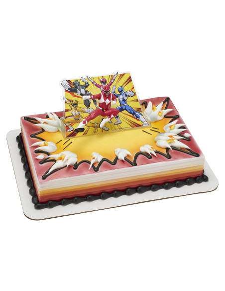 Adorno de Pastel Power Rangers DecoPac 10.8x7cm