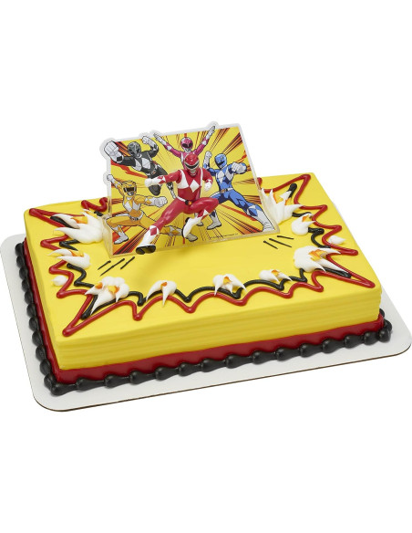 Adorno de Pastel Power Rangers DecoPac 10.8x7cm