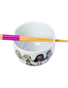Tazón de Ramen Cerámica Bratz 590ml con Palillos Reutilizables 2