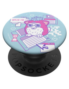 PopSockets PopGrip Estándar Negro - Accesorio Furby Oficial