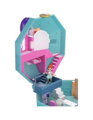 Juego de Polly Pocket Spa de Perfume Pamperin con 2 Muñecas