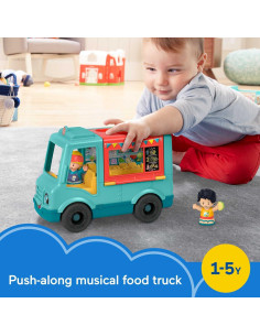 Camión de Comida Musical Fisher-Price con 2 Figuras 1+ Años 2