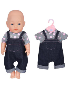 Conjuntos de Ropa para Muñecas Ebuddy 43 cm - 6 Piezas 2