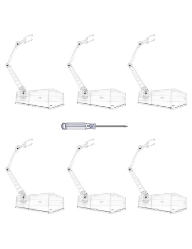 Soporte para Figuras de Acción Yocoolfun 6 Piezas Transparente