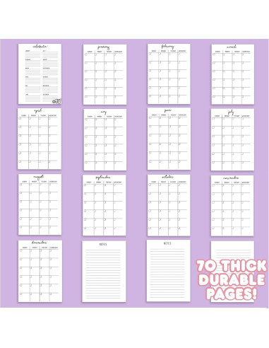 Agenda Hello Kitty Tapa Dura 70 Páginas con Stickers Kawaii