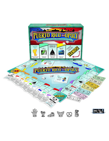 Juego de mesa Puerto Rico-Opoly Tarde para el cielo 2-6 Jugadores