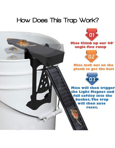 Trampa para Ratones RinneTraps - 2 Unidades, Humana y Segura