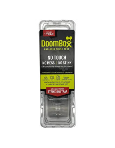 Trampa para Ratones DoomBox Clear | Tecnología Click-It Segura