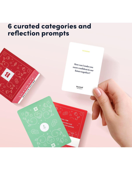 Juego de Cartas de Intimidad BestSelf - 170 Preguntas para Parejas