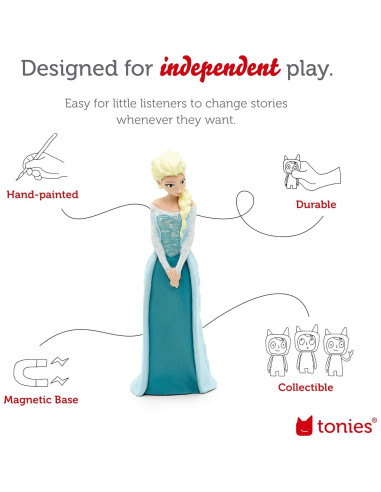 Figurita de Audio Tonies Elsa Disney Frozen 24 min 32g