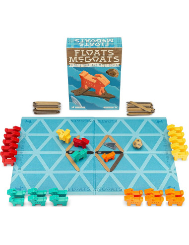 Juego de Mesa Floats McGoats + Juego de Cartas Verses