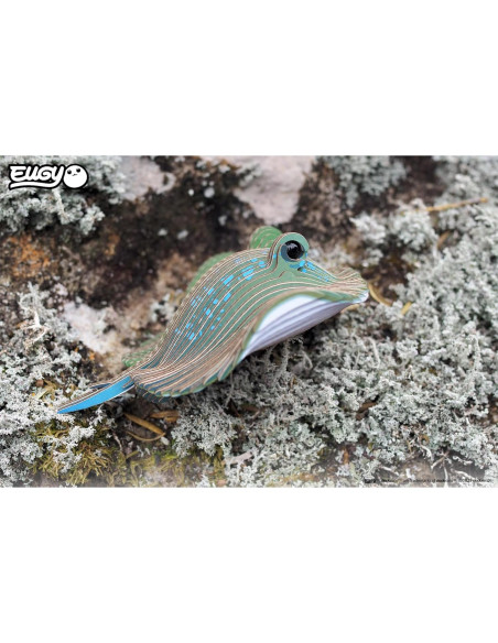 Rompecabezas 3D Mantarraya Eugy - Ecológico y Educativo 50 Piezas