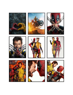 Póster sin Marco Deadpool y Wolverine BigWig 20x25 cm