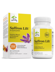 Terry Naturally Saffron Lift Curcumin 60 Cápsulas Suplemento Herbal