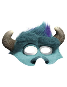 Máscaras de papel Sulley Monsters University - 8 unidades