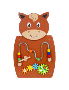 Panel de Actividad de Caballo Learning Advantage - Juguete Pared 56.6x37.6 cm