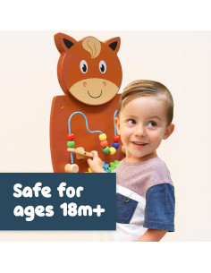 Panel de Actividad de Caballo Learning Advantage - Juguete Pared 56.6x37.6 cm 2