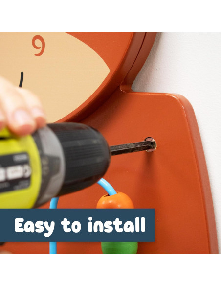 Panel de Actividad de Caballo Learning Advantage - Juguete Pared 56.6x37.6 cm