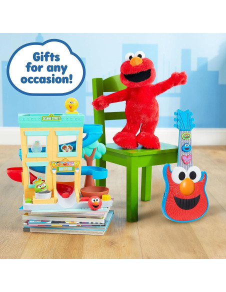 Muñeco de peluche Elmo deslizante Just Play 28.5 cm Muñeco de peluche Elmo deslizante Just Play 28.5 cm