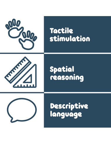 Panel de Actividad de Caballo Learning Advantage - Juguete Pared 56.6x37.6 cm