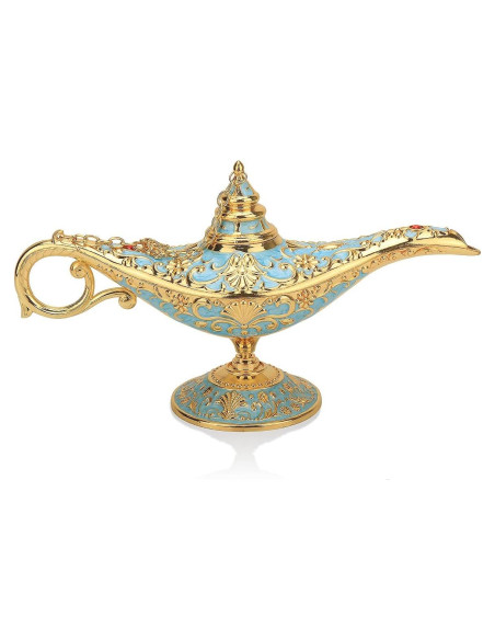 Lámpara Mágica de Aladino LIABI Azul Lago 21x11.3 cm