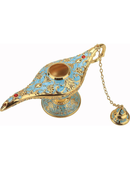 Lámpara Mágica de Aladino LIABI Azul Lago 21x11.3 cm