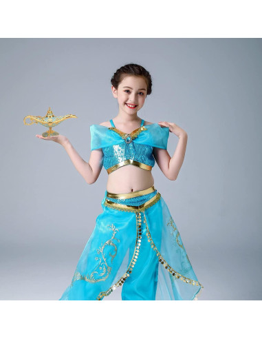 Lámpara Mágica de Aladino LIABI Azul Lago 21x11.3 cm