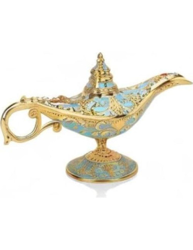 Lámpara Mágica de Aladino LIABI Azul Lago 21x11.3 cm