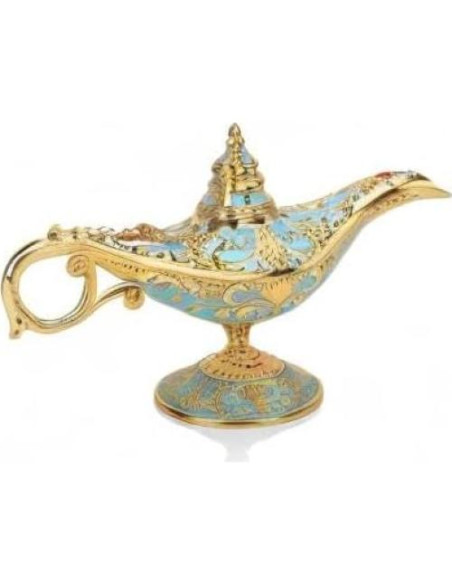 Lámpara Mágica de Aladino LIABI Azul Lago 21x11.3 cm