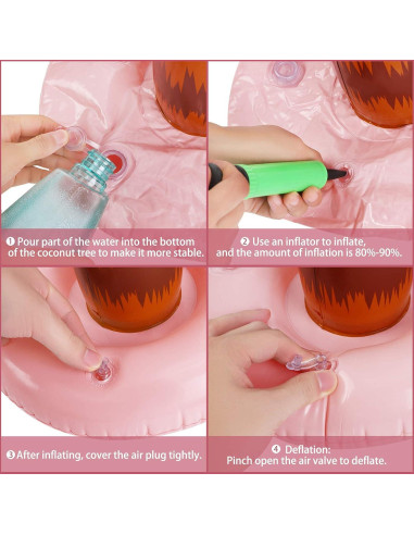 Ruisita Juguetes de Fiesta Hawaiana 50 Piezas Inflables