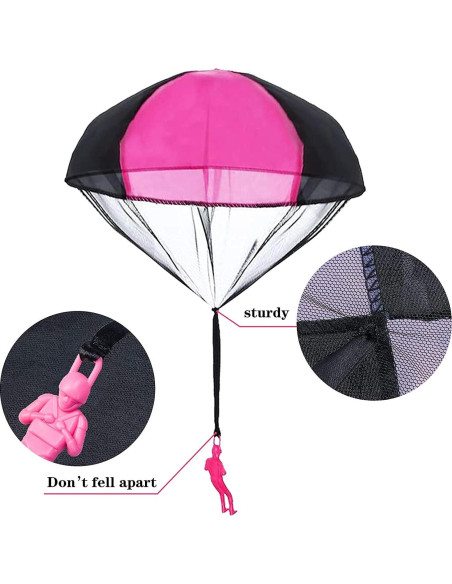 Juguete Paracaídas NANASO - Lanzamiento a Mano, 8 Colores Juguete Paracaídas NANASO - Lanzamiento a Mano, 8 Colores