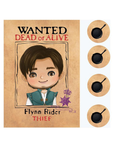 Juego de Fiesta Rapunzel Enredada con Póster y Stickers