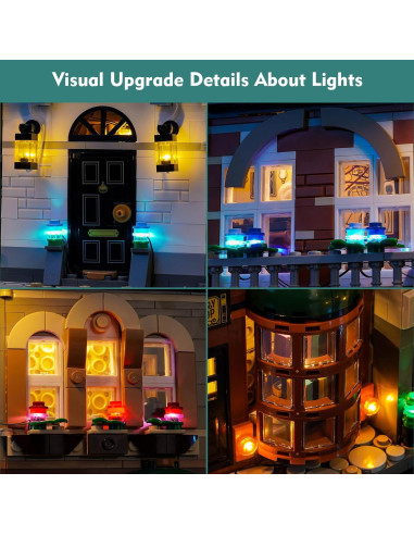 Kit de Iluminación LED LocoLee para LEGO 10351 Sherlock Holmes