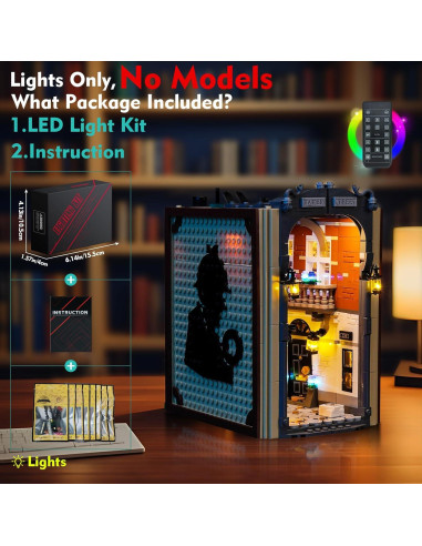 Kit de Iluminación LED LocoLee para LEGO 10351 Sherlock Holmes